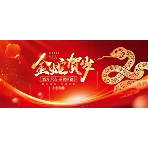 博才祝您蛇年大吉！